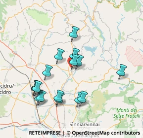 Mappa Via Santi, 09040 Senorbì CA, Italia (15.78938)