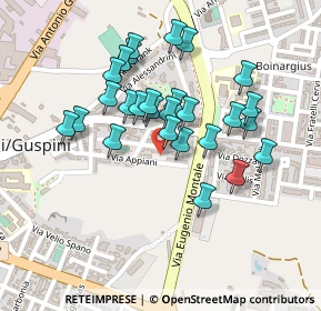 Mappa Via Pietro Secchia, 09036 Guspini SU, Italia (0.21111)