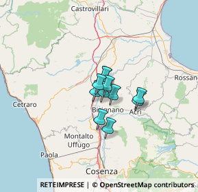 Mappa Torano Castello, 87043 Bisignano CS, Italia (6.69636)