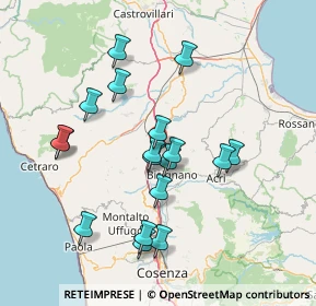 Mappa Torano Castello, 87043 Bisignano CS, Italia (15.08889)