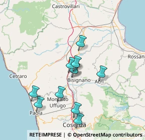 Mappa Torano Castello, 87043 Bisignano CS, Italia (13.79364)