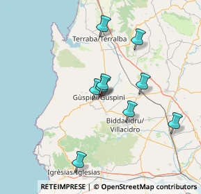 Mappa Guspini Is Boinargius S, 09036 Guspini SU, Italia (29.548)