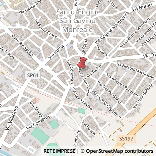 Mappa Via San Gavino, 18, 09037 San Gavino Monreale, Medio Campidano (Sardegna)