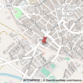 Mappa Piazza Cesare Battisti, 29, 09037 San Gavino Monreale, Medio Campidano (Sardegna)
