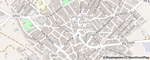 Mappa San Gavino Monreale