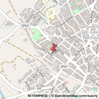 Mappa Viale Trieste, 124, 09037 San Gavino Monreale, Medio Campidano (Sardegna)