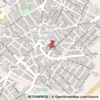 Mappa Via Regina Margherita, 3, 09037 San Gavino Monreale, Medio Campidano (Sardegna)