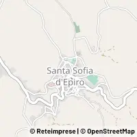 Karte Santa Sofia d'Epiro