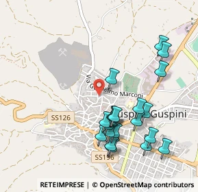 Mappa Via A. Castoldi, 09036 Guspini SU, Italia (0.562)