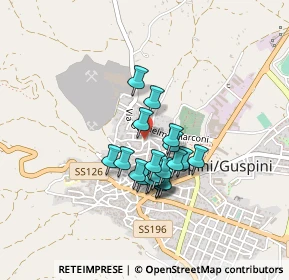 Mappa Via A. Castoldi, 09036 Guspini SU, Italia (0.3435)