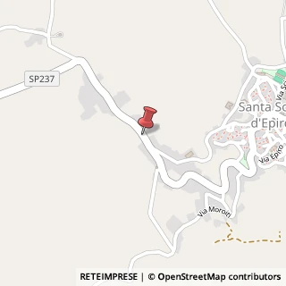 Mappa Via San Giorgio, 28, 87048 Santa Sofia d'Epiro, Cosenza (Calabria)