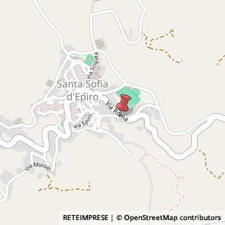 Mappa Via Roma, 76, 87048 Santa Sofia d'Epiro, Cosenza (Calabria)