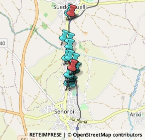 Mappa Strada Statale 128 Centrale Sarda, 09040 Senorbì CA, Italia (0.56538)