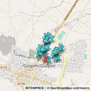 Mappa Via XXV Aprile, 09036 Guspini SU, Italia (0.2963)
