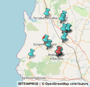 Mappa Via XXV Aprile, 09036 Guspini SU, Italia (14.234)