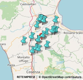 Mappa Piazza degli Eroi, 87048 Santa Sofia D'epiro CS, Italia (10.4735)