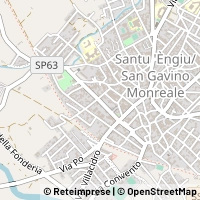 Mapa San Gavino Monreale
