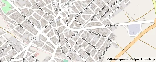 Mappa San Gavino Monreale