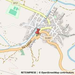 Mappa Piazza Emilio Lussu, 3, 09040 Ballao CA, Italia, 09040 Ballao, Medio Campidano (Sardegna)