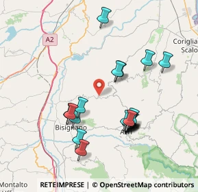 Mappa Via Scigata, 87048 Santa Sofia D'epiro CS, Italia (7.9555)