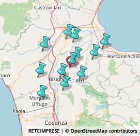 Mappa Via Scigata, 87048 Santa Sofia D'epiro CS, Italia (11.66083)