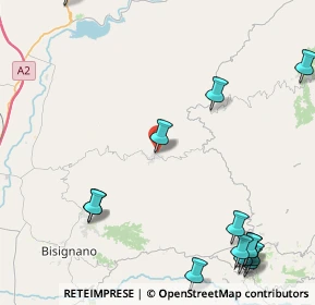 Mappa Via Scigata, 87048 Santa Sofia D'epiro CS, Italia (6.71357)