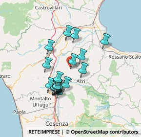 Mappa Via Chiesa Vecchia, 87048 Santa Sofia D'epiro CS, Italia (12.78842)