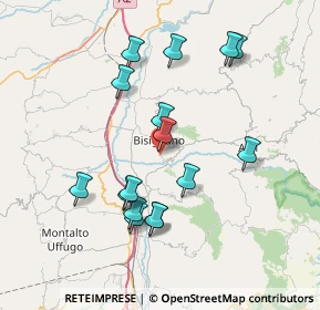 Mappa Via delle Mimose, 87043 Bisignano CS, Italia (7.91938)