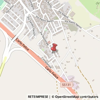 Mappa Via Nazionale, 18, 09027 Serrenti, Medio Campidano (Sardegna)