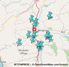 Mappa 87010 Bisignano CS, Italia (6.63133)