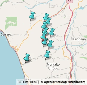 Mappa 87010 San Martino di Finita CS, Italia (5.38462)