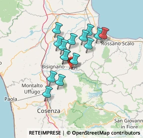 Mappa Via Francesco Sprovieri, 87041 Acri CS, Italia (11.672)