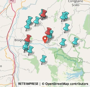 Mappa Via Francesco Sprovieri, 87041 Acri CS, Italia (7.7365)