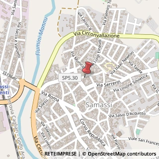 Mappa Via Torino, 5, 09030 Samassi, Medio Campidano (Sardegna)