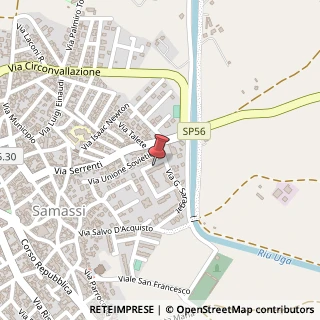 Mappa Via Enrico Berlinguer, 13, 09030 Samassi, Medio Campidano (Sardegna)