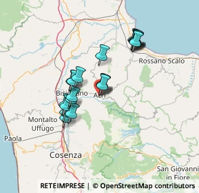 Mappa Via Vincenzo Iulia, 87041 Acri CS, Italia (12.613)