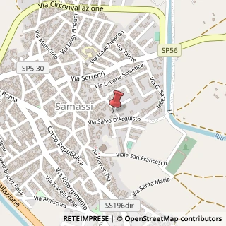 Mappa Via A. Segni, 18, 09030 Samassi, Medio Campidano (Sardegna)