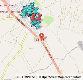 Mappa Prolungamento via Nazionale Località Cala Marras, 09027 Serrenti SU, Italia (1.245)