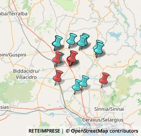 Mappa Prolungamento via Nazionale Località Cala Marras, 09027 Serrenti SU, Italia (9.7385)