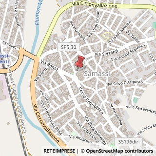 Mappa Via Sebastiano Satta, 2, 09030 Samassi, Medio Campidano (Sardegna)