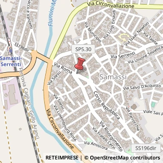 Mappa Via Roma, 30, 09030 Samassi, Medio Campidano (Sardegna)