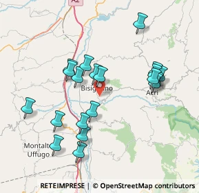 Mappa Via dei Gelsi, 87043 Bisignano CS, Italia (8.1245)