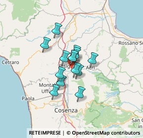 Mappa Via dei Gelsi, 87043 Bisignano CS, Italia (8.64071)