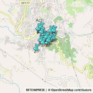 Mappa Via della Sila, 87041 Acri CS, Italia (0.228)