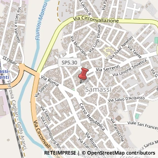 Mappa Via Sebastiano Satta, 17, 09030 Samassi, Medio Campidano (Sardegna)