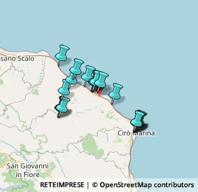 Mappa Contrada Petraro, 87062 Cariati CS, Italia (11.3405)