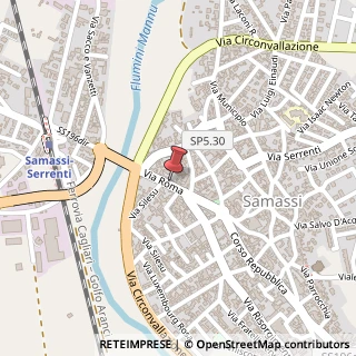 Mappa Via Roma, 74, 09030 Samassi, Medio Campidano (Sardegna)