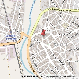 Mappa Via Risorgimento, 72, 09030 Samassi, Medio Campidano (Sardegna)