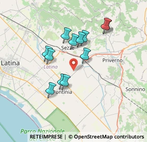 Mappa Strada Roscioli, 04014 Pontinia LT, Italia (6.51583)