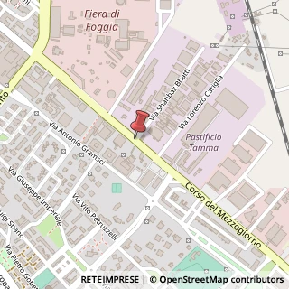 Mappa Corso del Mezzogiorno,  13, 71100 Foggia, Foggia (Puglia)